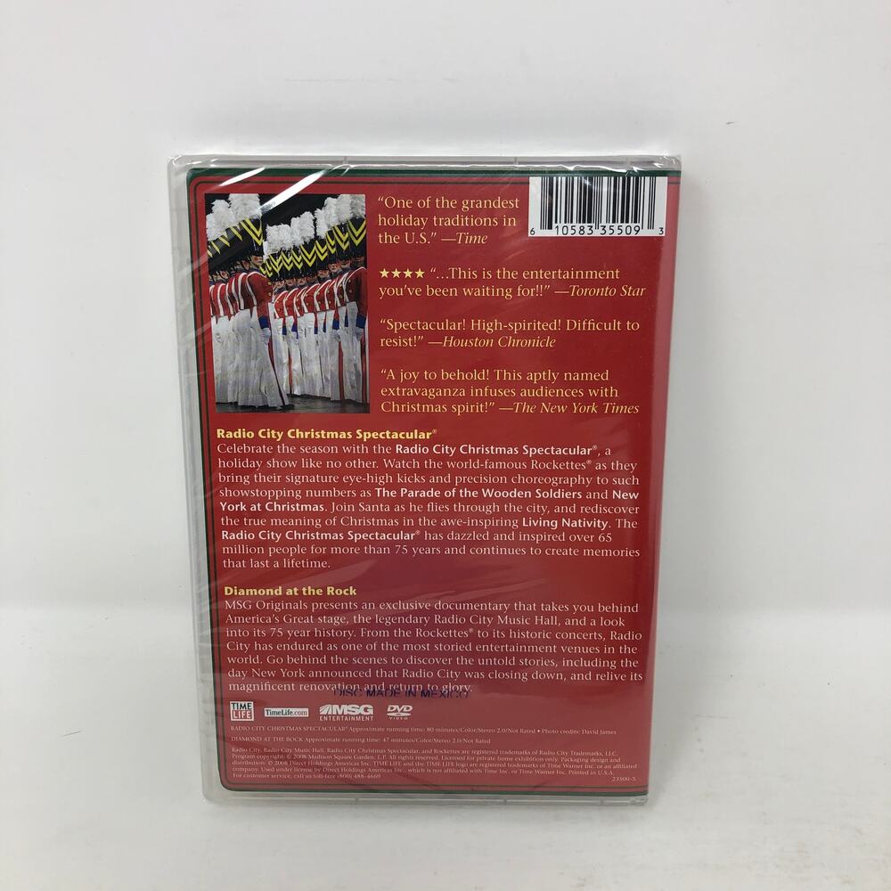 Radio City Christmas Spectacular The Rockettes with Bonus DVD Time Life New - Picture 2 of 6